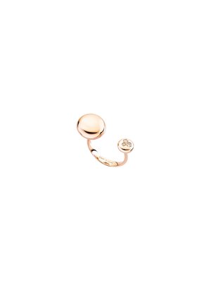 Кольцо Glamour из розового золота с коричневыми бриллиантами - DGL06ANRRDW - DGL06ANRRDW