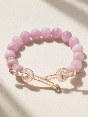Браслет Chakra из розового золота 750 пробы с несколькими драгоценными камнями