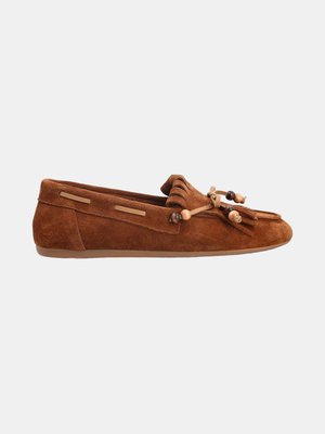 Mocassiny s бахромой Cool Moc - замшевая кожа