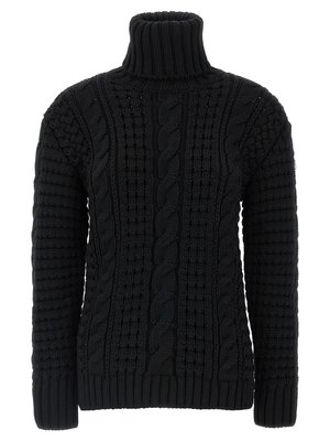 Вязаный свитер с воротником-гольф Moncler x Edward Enninful