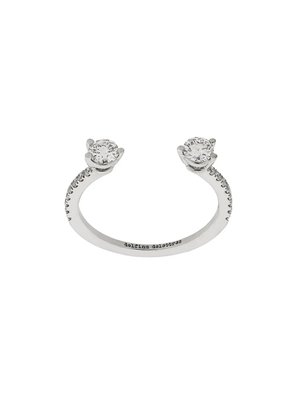 Золотое кольцо Dots Diamond Pave с бриллиантами