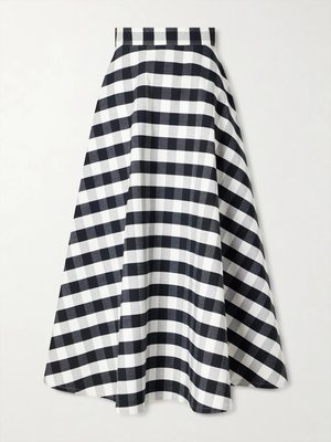 Макси-юбка Vichy из смесового хлопка