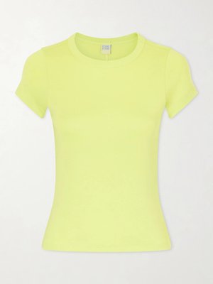 Футболка Car Baby Tee из органического хлопкового джерси в рубчик