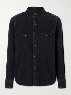 Рубашка Wrangler из хлопкового шамбре с вышивкой