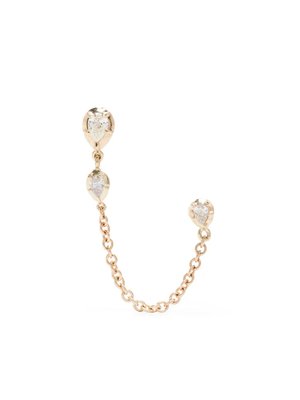 Серьга Sophia из желтого золота с бриллиантами