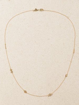 Ожерелье Mini Pasta By The Yard из 14-каратного золота