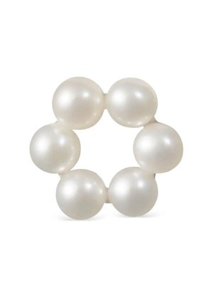 серьги Petite Luna из желтого золота с жемчугом