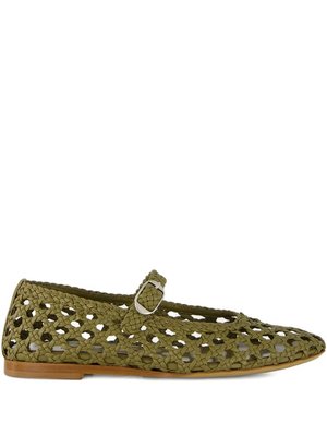 плетеные балетки