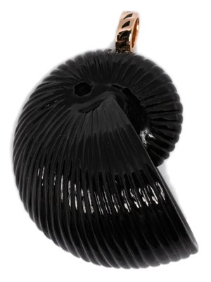 Подвеска Nautilus из розового золота с ониксом