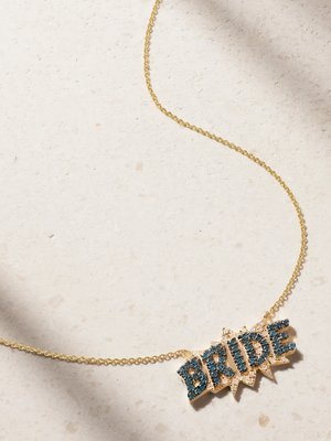 Ожерелье The Alexandra Bride Pop Art из 18-каратного золота с бриллиантами