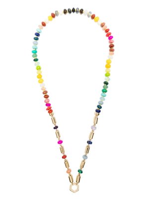 Колье Baht and Bead Foundation из желтого золота с камнями