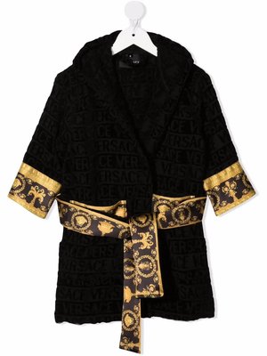 халат I Love Baroque с капюшоном