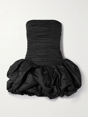 Мини-платье Violette без бретелек с драпировкой из хлопка