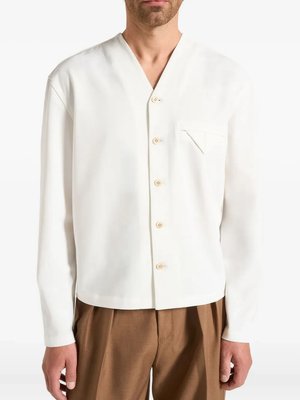 Рубашка Zac Boxy V-Neck с длинными рукавами