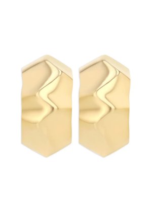 Серьги Small Wave из желтого золота