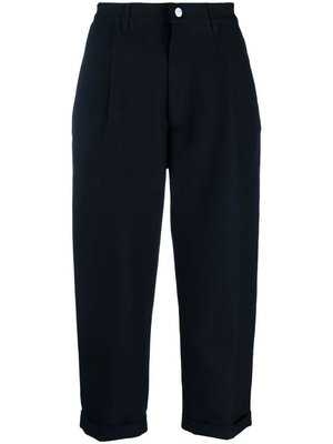 Cropped tailored trousers