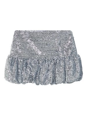 Юбка мини с пайетками