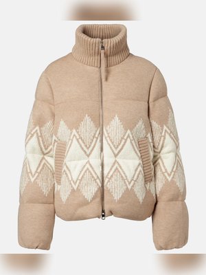 Belinda knitted puffer jacket