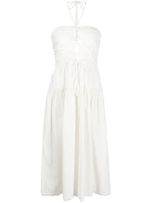Ella halterneck midi dress