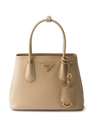 Маленькая сумка-тоут Prada Double Saffiano