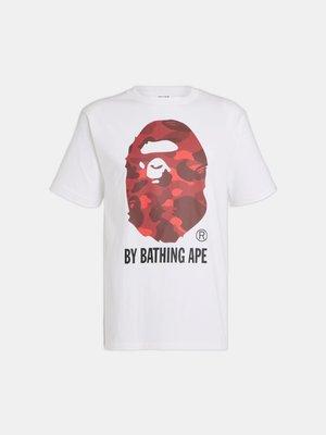 Футболка прямого кроя с камуфляжным логотипом из хлопка A BATHING APE ®.