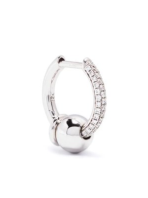 Серьга Piercing из белого золота с бриллиантами