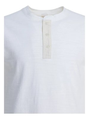 Хлопковая футболка Henley