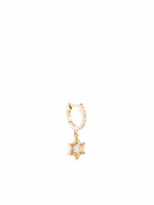 Серьга-кольцо Baby Star из желтого золота с бриллиантами