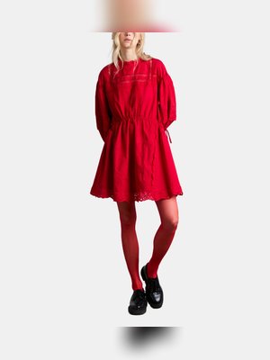 Короткое расклешенное платье Clancy