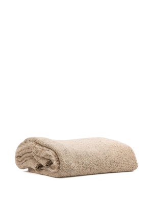 textured woven throw blanket