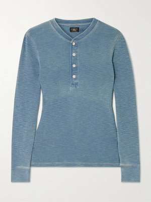 Топ Henley из стрейч-хлопка