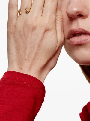 14K yellow gold Maia ruby ring