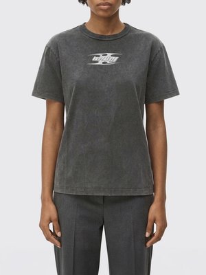 Футболка из хлопка с логотипом T By Alexander Wang