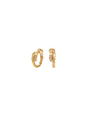 Серьги Serpenti Viper из жёлтого золота с бриллиантами - OR859965