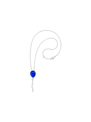 ПОДВЕСКА PALLONCINO ИЗ РОДИРОВАННОГО БЕЛОГО ЗОЛОТА, ДИАМАНТЫ, ЛАЗУРИТ И ГОРНЫЙ ХРУСТАЛЬ - PG0786C201
