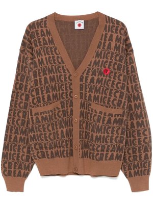 Кардиган с принтом Text Print