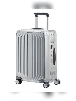 Жесткий чемодан для ручной клади Lite-Box Alu 4R 55 см