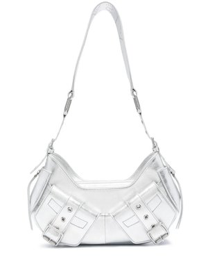 Y2k leather shoulder bag