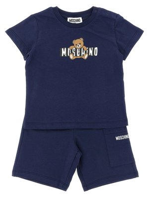 Футболка + шорты-бермуды MOSCHINO BABY 'Moschino Teddy Bear'