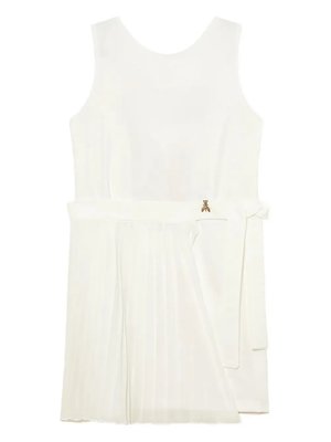 Плиссированное мини-платье с вырезами