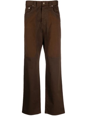 Джинсы bootcut со вставками