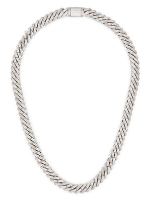 Колье Prong Pavé с камнями
