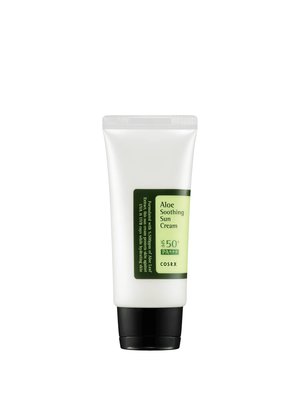 Успокаивающий солнцезащитный крем с алоэ вера SPF 50+