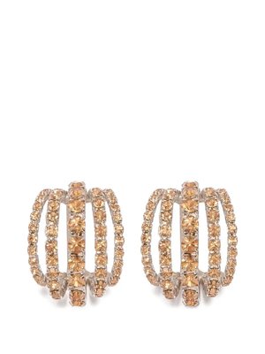 Серьги Shells, украшенные кристаллами