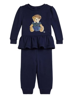спортивный костюм с оборками и принтом Teddy Bear