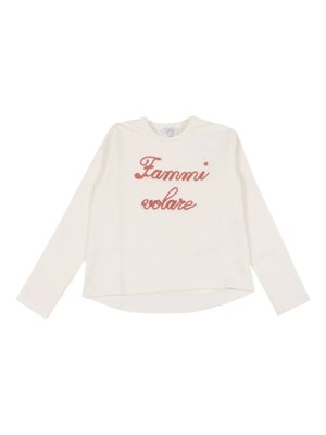 Футболка с вышивкой "Fammi Volare"