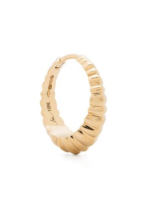 Серьга Fluted Crescent из желтого золота