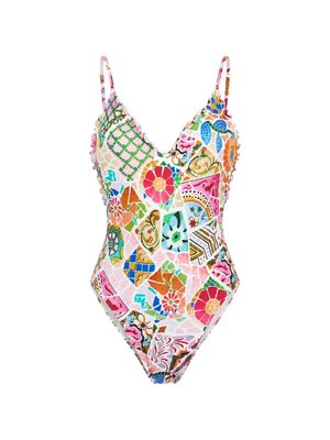 Купальник Beach Boheme с принтом в виде мозаики