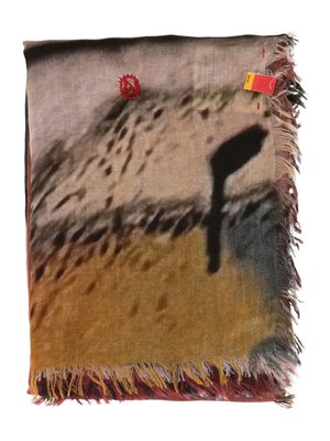 Шарф с бахромой