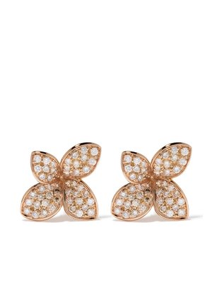 Серьги Petit Garden из розового золота с бриллиантами